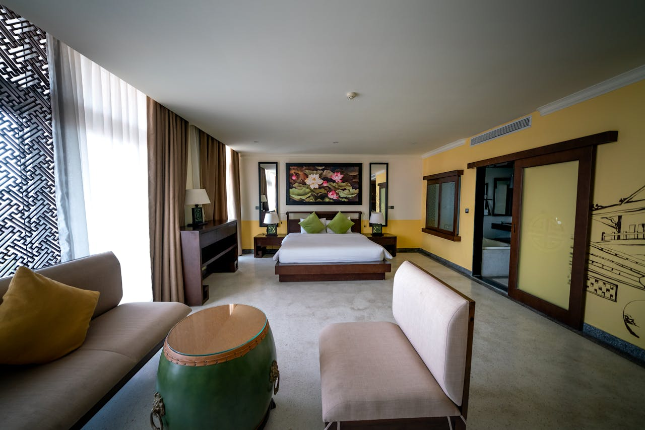 Premium marble and engineered wood flooring used in a luxury villa renovation in Dubai