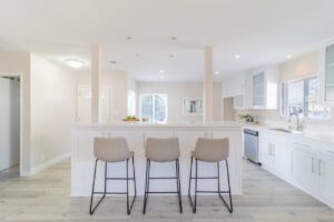 Professionally installed flooring in a Dubai home